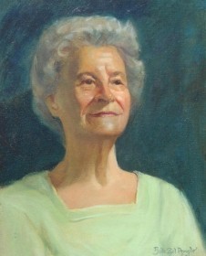 Angle, Bede Zel. Clearwater. Margaret Barger. Oil on board 16 by 20 inches.