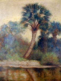Austrian, Ben. Near Jupiter, Palm Beach, Florida, 1915. Oil on board, 10 one half inches by 13 one half inches.