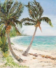 Baekeland, Celine. Coconut Grove, Miami. Florida Coast, 1937. Oil on canvas,