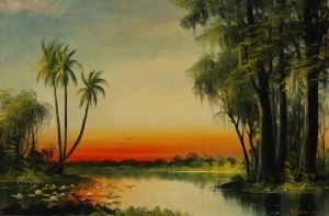 Baranowski, A. Miami. Oil on board, 20 by 30 inches.