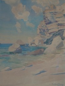 Barnett, Bion. Jacksonville. Watercolor, 27 by 36 inches. Bonifacio, 1921.