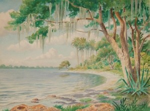 Bart, Barrie. Watercolor, 23 by 30 inches. Daytona Beach.