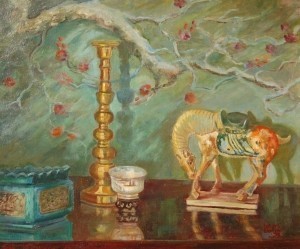 Bollin, Leone, C. Still Life. Oil on canvas, 20 by 24 inches. Coral Gables, 1950.