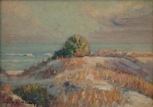Brown, Everett Currier. Oil on board, 10 by 14 inches.