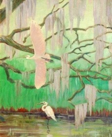 Brown, J. McGibbon. Miami. Oil on board, 20 by 24 inches.