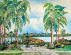 Carpenter, Rene Littell. Orlando. Oil on board, 4