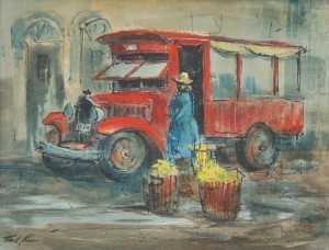 Chase, Robert. Oil on board, 14 by 18 inches.