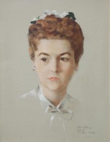 Clark, Christopher. Tampa, 1944. Pastel, 13 by 17 inches.