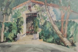 Conn, Russell, Kennedy Front Gate, North Ocean Boulevard, 1961.