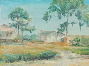 Crofoot, Russel, Siesta Key. Oil on board, 11 three quarter by 15 three quarter inches. (2)