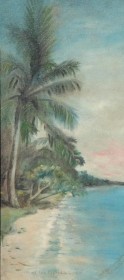 Dunkin, Alice Barton. St. Cloud. Along the Florida Coast. Oil on board, 13 by 29 inches.