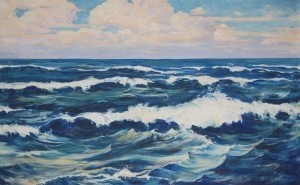 Emery, Don J. Daytona Beach, circa 1930. Oil on canvas