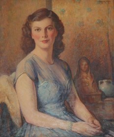 Fink, Denman. Miami. Oil on canvas, 25 by 30 inches. Willie Jane Frost, 1943. Painting appeared in Miami Herald, February 25, 1945