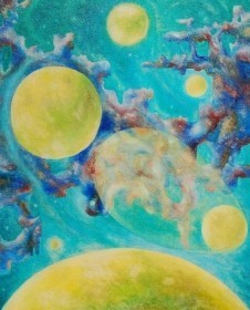Hawkins, John. Palm Beach. Oil on board, 16 by 20 inches.