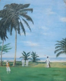 Humeston, F. L.  Golf, Miami Beach, 1922. Oil on board, 16 by 20 inches.