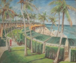 Koeffler. M. Muntz. Boca Raton Club. Oil on  canvas, 20 by 24 inches.