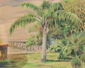 Kuchler, Edith Wyckoff. Clearwater. Watercolor, 14 and one half by 18 inches.