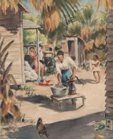 Leech, Dorothy Sherman. Sarasota. Watercolor, 13 one half by 16 one half inches.