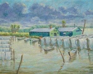 Leonetti, Mayme. Tampa. Oil on canvas, 24 by 30 inches.