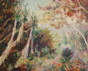 McKelvey, Ralph. Gulf Key Jungle. Oil on canvas, 20 by 24 inches.