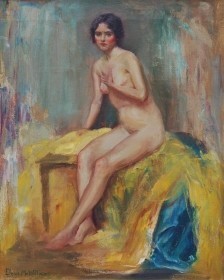 McWilliams, Eloise. Coconut Grove. Oil on canvas, 16 by 20 inches.