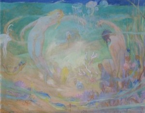 Paist, Phineas E, Coral Gables. Oil on board, 48 by 60 inches.