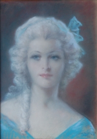 Paleologue, Jean, Miami. Pastel on cardboard, 12 and one-half by 18 inches. Signed lower right, Jean Paleologue, Miami, Fla. 1949.