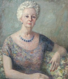 Protas, Jay. Sarasota. Oil on canvas, 24 by 28 inches. Mrs. Zinn owned a resturant in Sarasota.