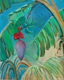 Reily, Elvira. Key West. Oil on board, 16 by 20 inches.