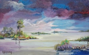 Seymour-Florence.-Jacksonville-Oil-on-board-15-by-24-inches.