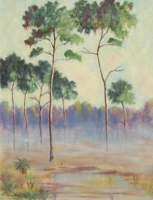 Shaw, Alan. Morning Mist, 1934. Oil on canvas, 22 by 28 inches.