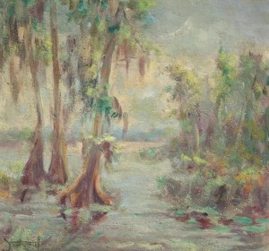 Stockwell, Catherine. Oil on board, 11 one half by 12 inches.