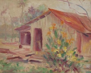 Stockwell, Catherine. Oil on canvas, 11 by 13 one half inches.