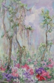 Tracy, Lois Bartlett.  Sarasota. Signed Lois Bartlett. Oil on canvas, 24 by 36 inches.