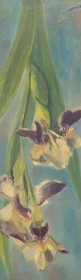 Van den Archer, Wilhelmina. Tampa, Landscape and portrait artist. Oil on board, 6 and one half by 21 and one quarter inches.