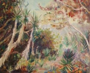 Ralph McKelvey. Gulf Key Jungle. Oil on canvas, 20 by 24 inches.